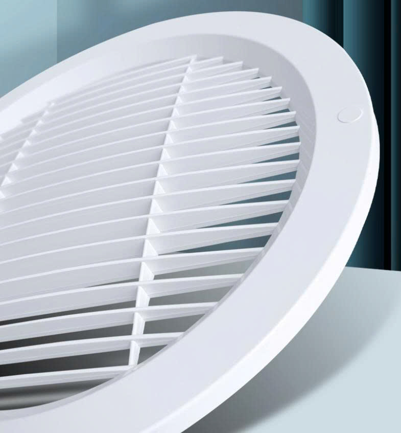 Miệng Gió Khuếch Tán Tròn ABS Φ360 Có Cánh Điều Chỉnh Gió - Ảnh 6